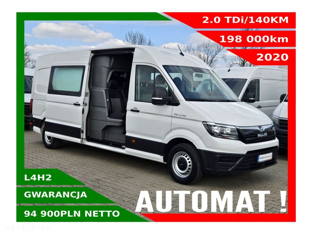 MAN tge L4H2 *94900zł NETTO* Brygadówka 7 osób 2.0TDi/140KM - 1