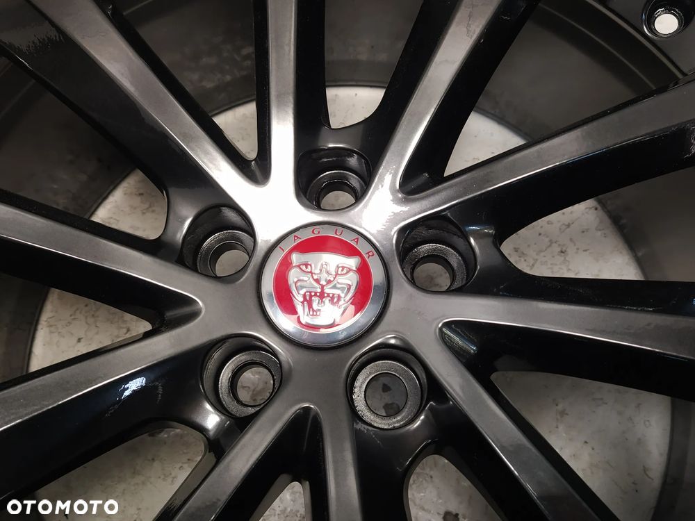 JAGUAR XF X250 XE X760 F-PACE X761 7,5X19 8,5X19 ORYGINALNE FELGI ALUMINIOWE R19 ET44,5 E755 5x108 KOMPLET DEKIELKI ORYGINAŁ - 12