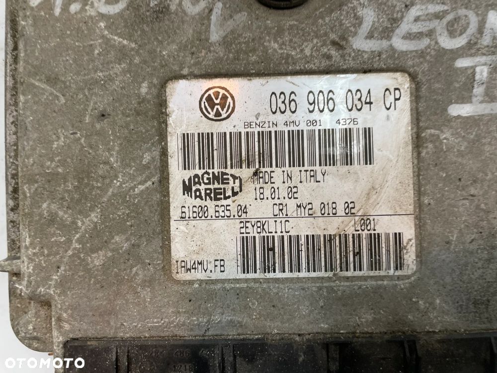 STEROWNIK SILNIKA SEAT LEON I 1.6 16V 036906034CP - 2