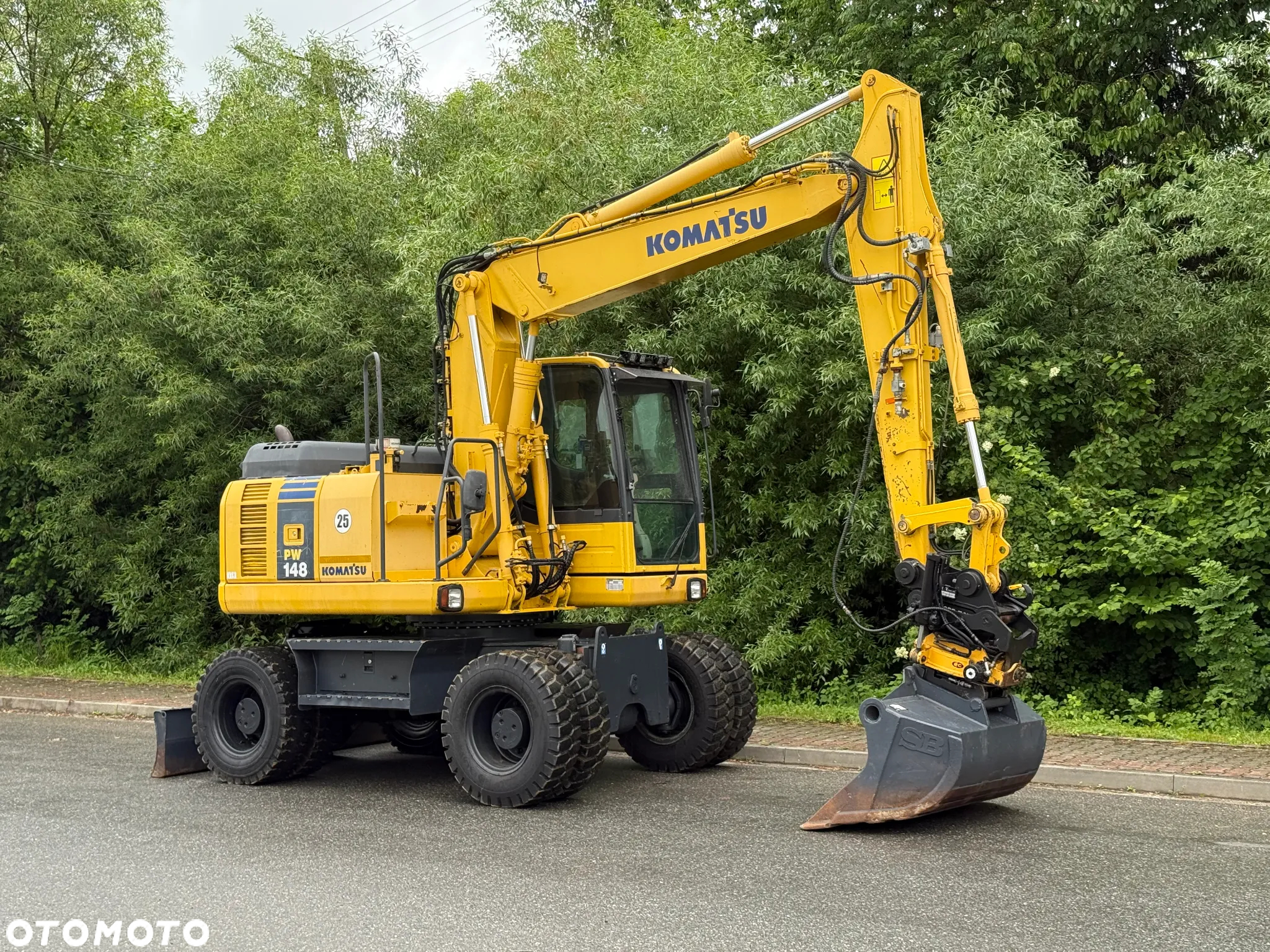 Komatsu * Komatsu PW 148  *ROTOTILT * Sprowadzona * Stan Perfekcyjny * Koparka Kołowa * - 2