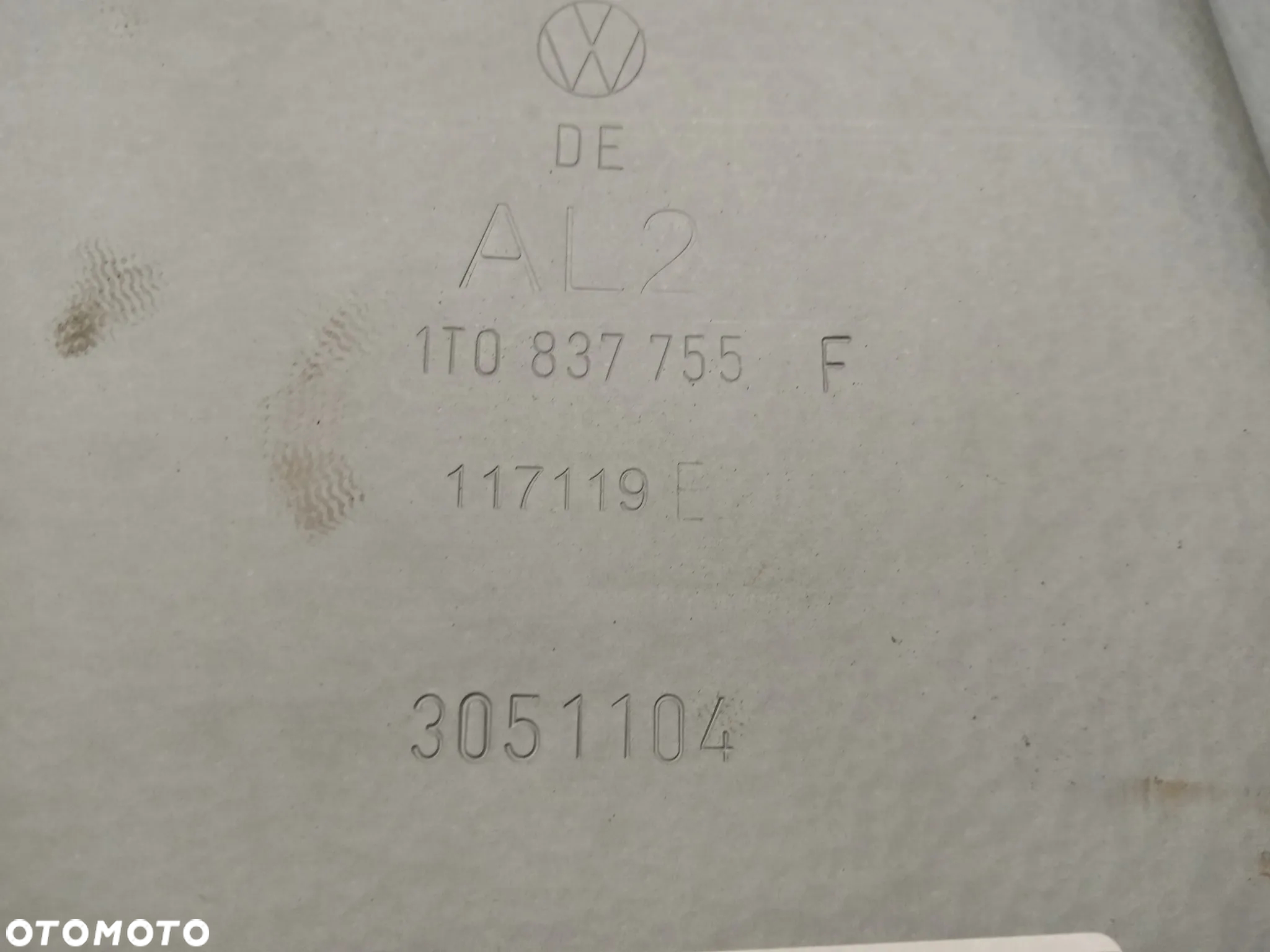 Mechanizm podnośnik szyby lewy przód manualny VW Caddy III 2K1837751AG 1T0837755F - 7