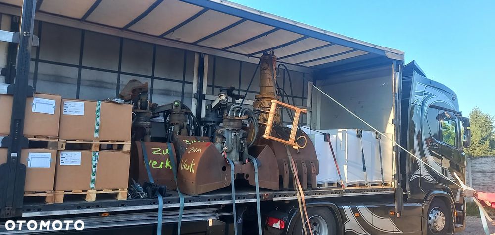 Łyżka chwytakowa 60cm verachter 56cm m. uszami obrotowa hydrauliczna do kop kołowej - 2