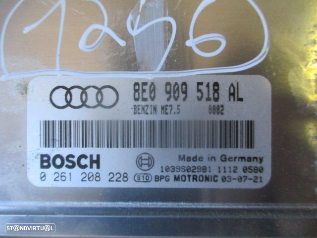 Centralina 8E0909518AL 8E09209000L 8E0907 AUDI A4 2003 1.8T BOSCH - 3