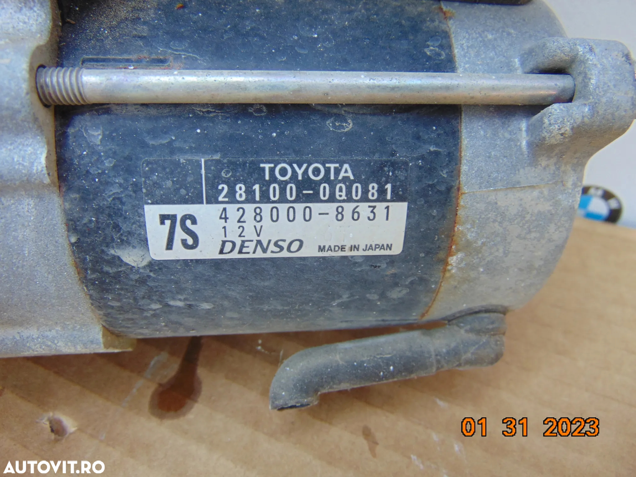 Electromotor Toyota Yaris 1.0 an 2011-2020 aygo 1.0 dezmembrez yaris 1.0 model 3 p13 - 2