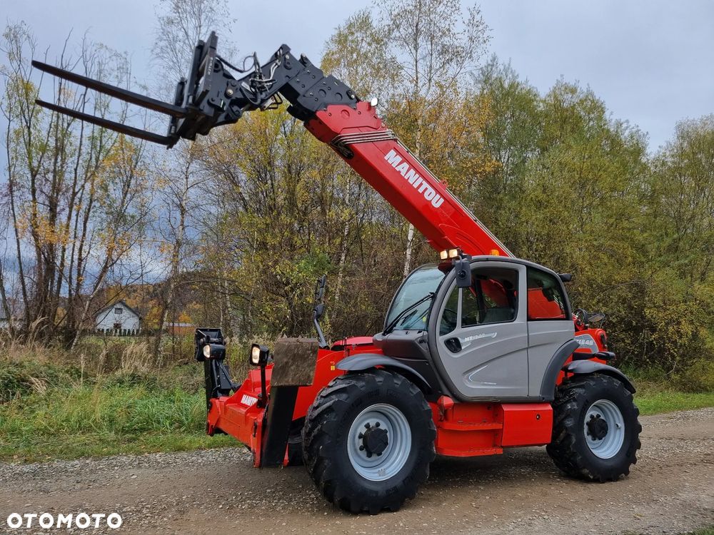 Manitou MT1840 Ładowarka Teleskopowa 18 metrów jak nowa z salonu Import Norwegia Rozsuwanie wideł Hydrauliczne. zmiana na łyżkę Hydra. ZERO LUZÓW Wycieków Maszyna z Gospodarstwa nie katowana - 38