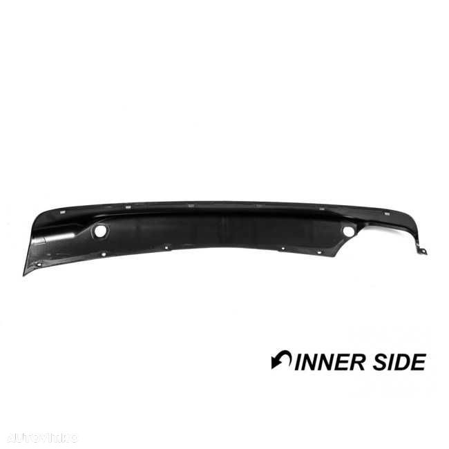 Difuzor Performance Bara Spate M Evacuare Dubla Stanga BMW E46, Negru, Prinderi Cleme Originale - 6