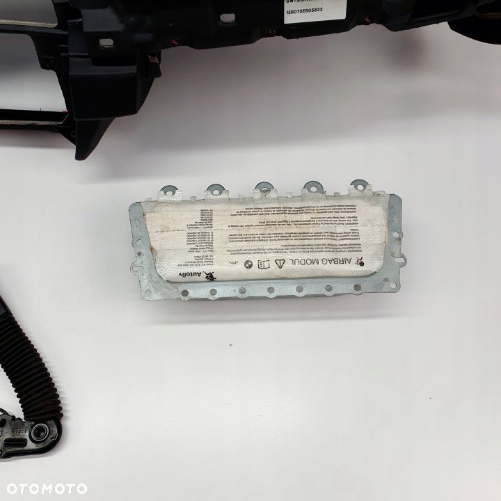 BMW 5 F10 F11 DESKA ROZDZIELCZA KONSOLA KOKPIT PULPIT PODUSZKI AIRBAG AIR BAG NAPINACZE KIT SET - 7
