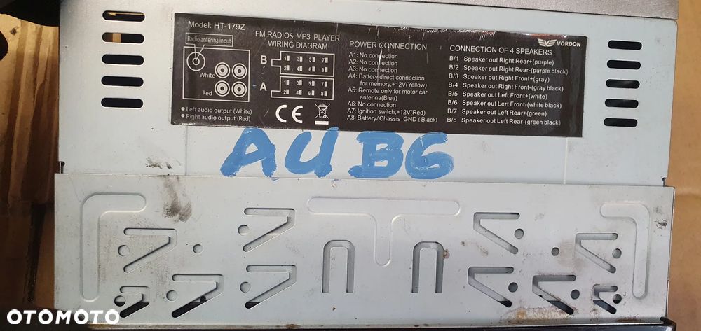 Radio samochodowe radioodtwarzacz Vordon HT-179Z - 7