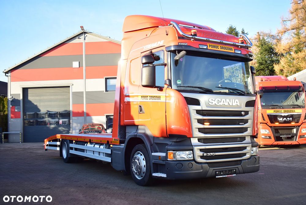 Scania R 370 / Autolaweta/ Pomoc drogowa/ Najazd 8.10m. / Wciągarka/ Sprowadzona z Niemiec ! - 10