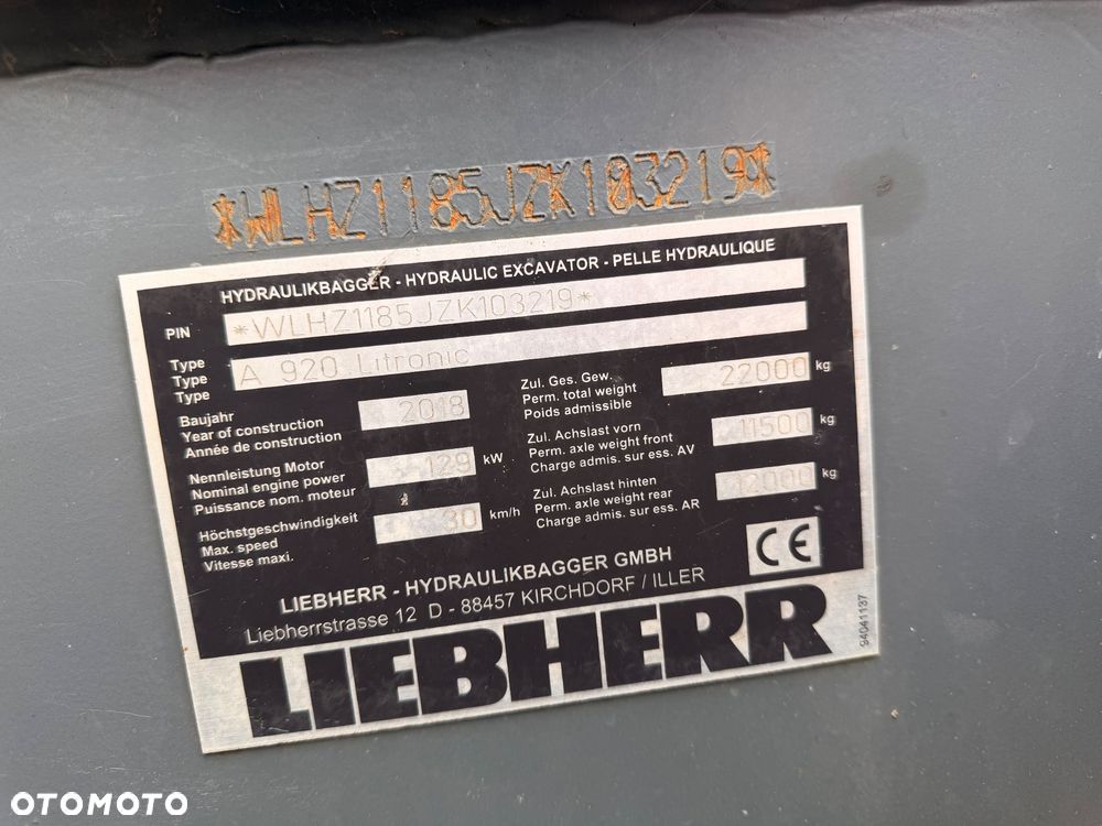 Liebherr A920 - 14