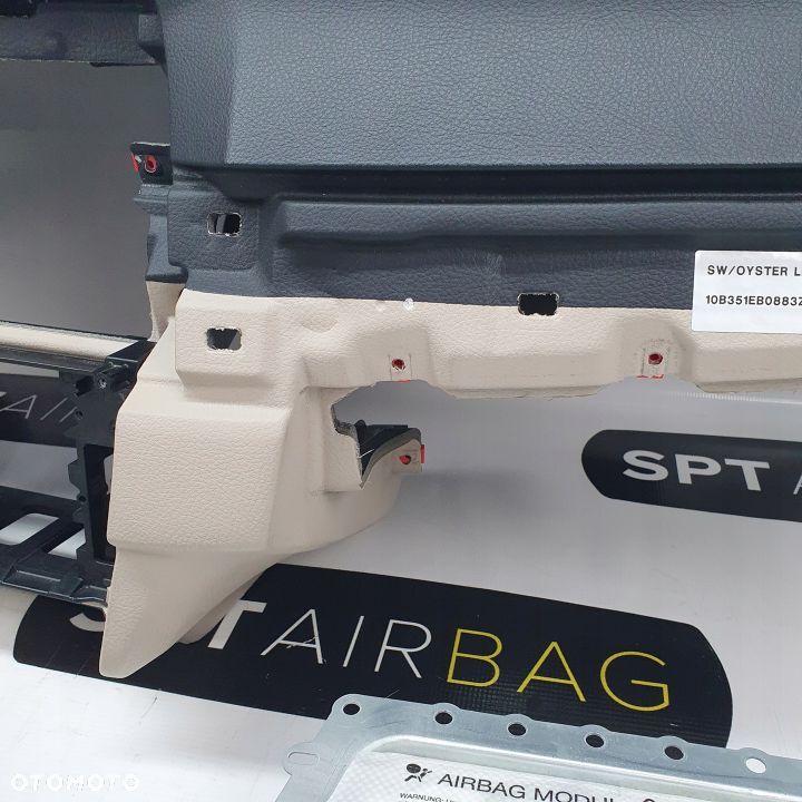 BMW F10 F11 DESKA ROZDZIELCZA KONSOLA KOKPIT PULPIT PODUSZKI AIRBAG AIR BAG NAPINACZE KIT SET - 7