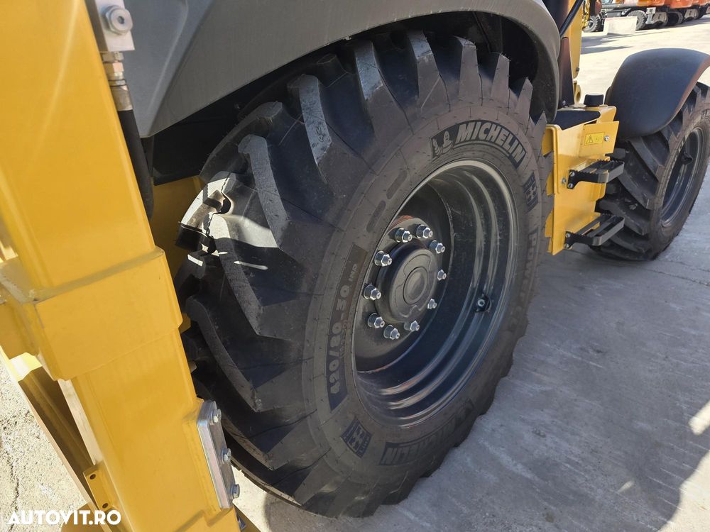 New Holland B110D NOU -nefolosit, FULL OPTION, Masa operatinoala 9,5 tone, motor 120CP euro6 cu Ad Blue, Certificat CE Atestat RAR, Cupa multifuncitonala 4x1, FURCI paleti, Brat excavare extensibil, anv MICHELIN, Aer cond, cutie POWERSHIFT, PROMOTIE 84900 EUR+T - 17