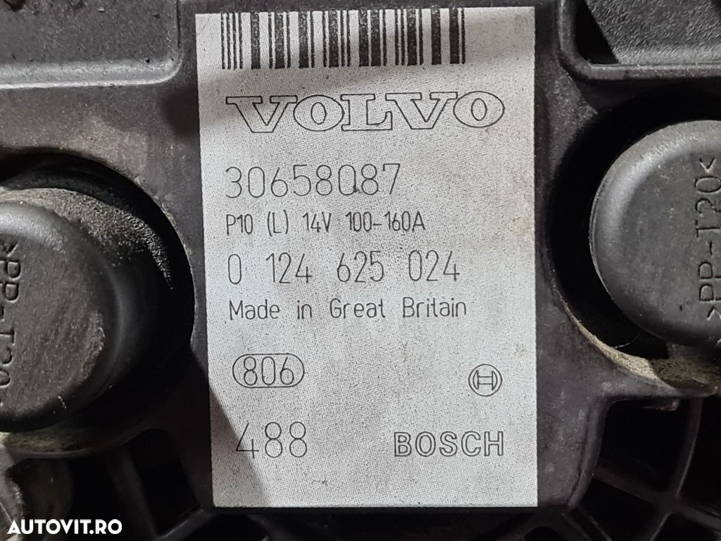 Alternator Volvo XC90 2.4 2002 - 2006 163CP 2400CC D5244T (1078) Diesel 30658087 - 4