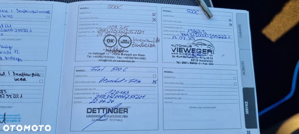Fiat 500 1.2 8V Lounge - 23
