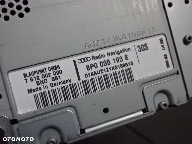 Radio CD, Nawigacja Audi A3 8P0 035 193E - 2