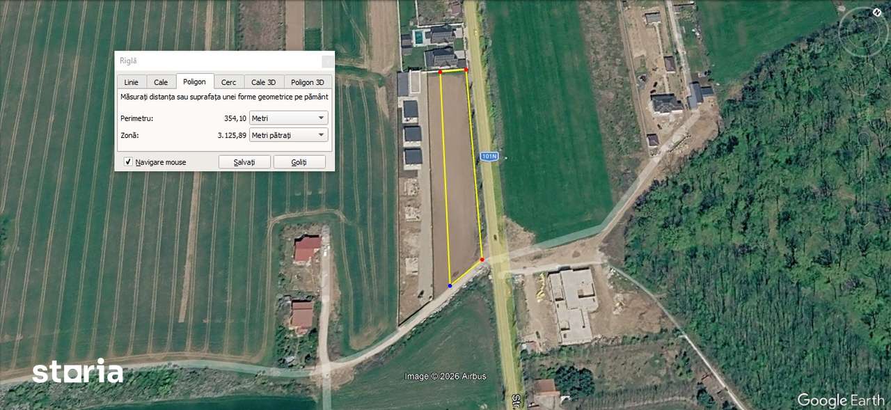 Intravilan 3.106 mp Izvorani deschidere 148 ml la str. Complex Olimpic - Imagine principală: 4/11