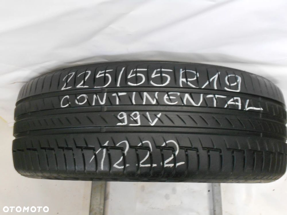 OPONA POJEDYNKA 225/55R19 CONTINENTAL PREMIUM CONTACT 6 DOT 1222 6.9MM - 1