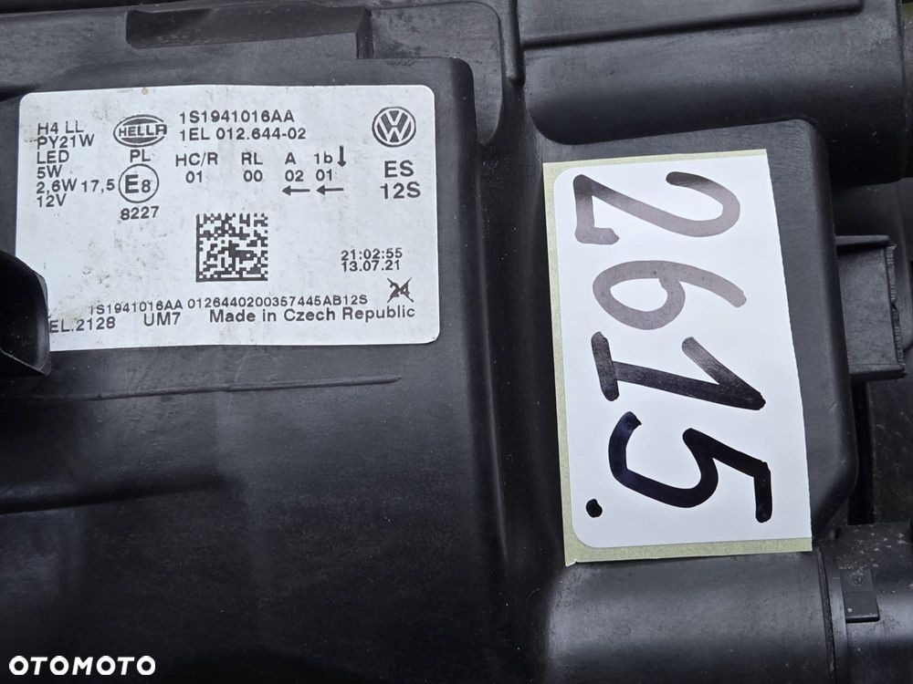 Volkswagen UP  lift 16-23r  1S1941016AA lampa prawy przód przednia - 10