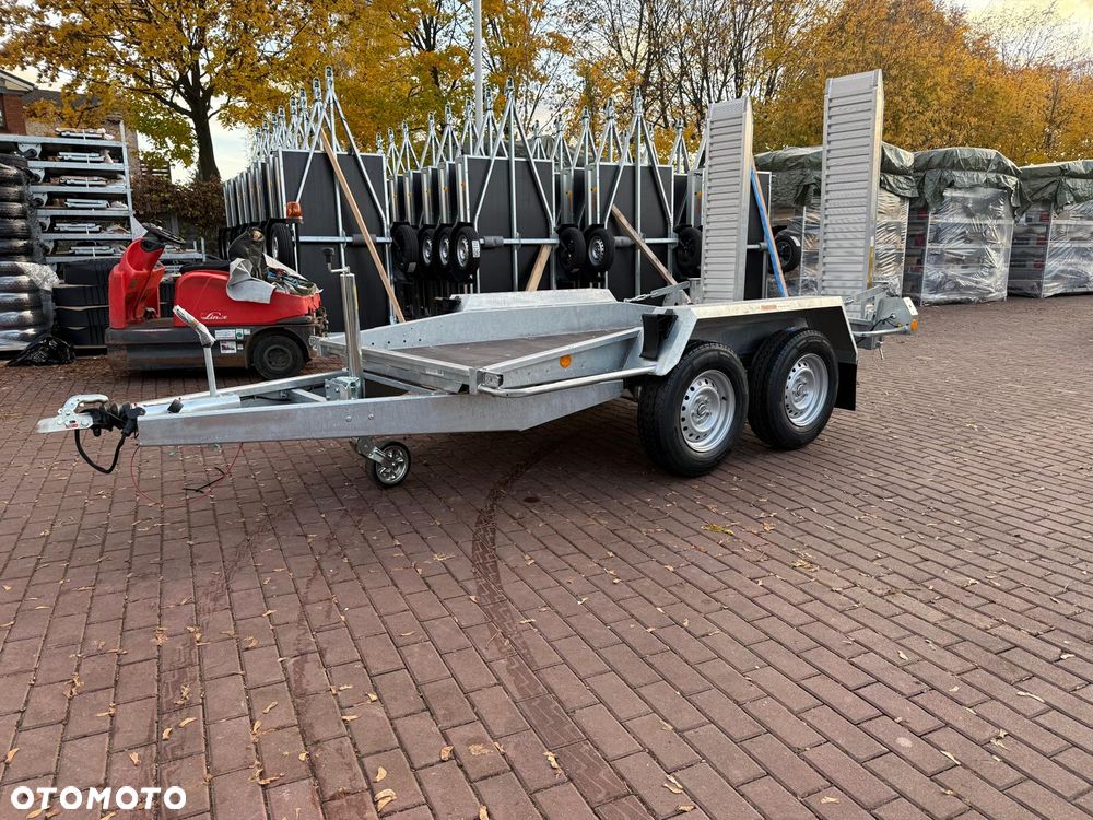 Neptun Przyczepa do przewozu sprzętu budowlanego Neptun LOADMAX N35-350 2bld 3,5x1,7 3500kg 2 osie pod koparke koparka walec MOTOMUS - 16