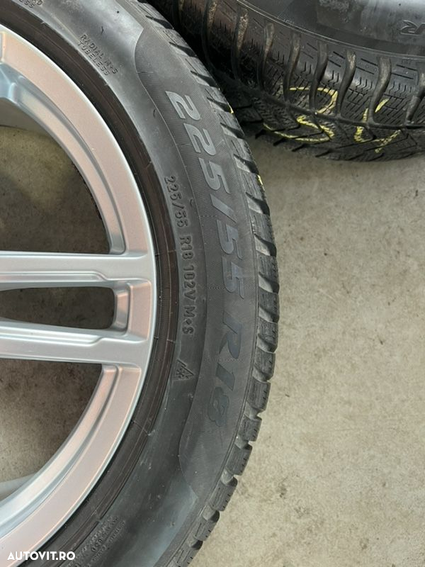 vând set jante Audi A6 cu anvelope iarnă pe 18” - 6