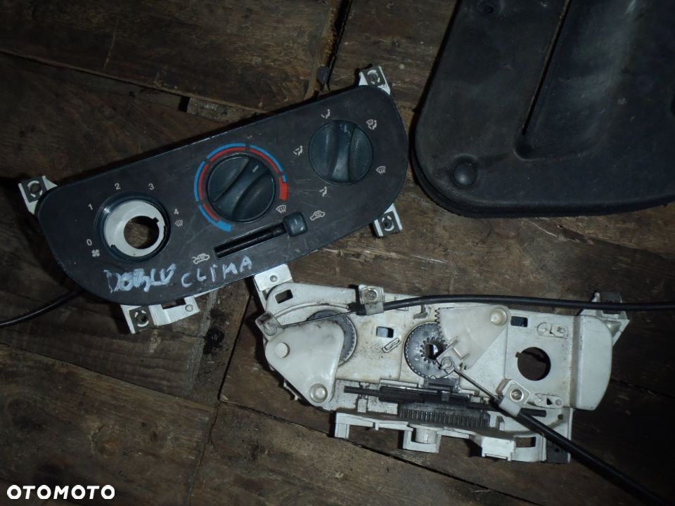 panel nawiewu pokrętło włacznik klimatyzacji linka cięgno wentylator rezystor fiat doblo - 3