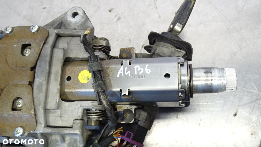 KOLUMNA KIEROWNICZA ZE STACYJKĄ AUDI A4 B6 1.9TDI - 3
