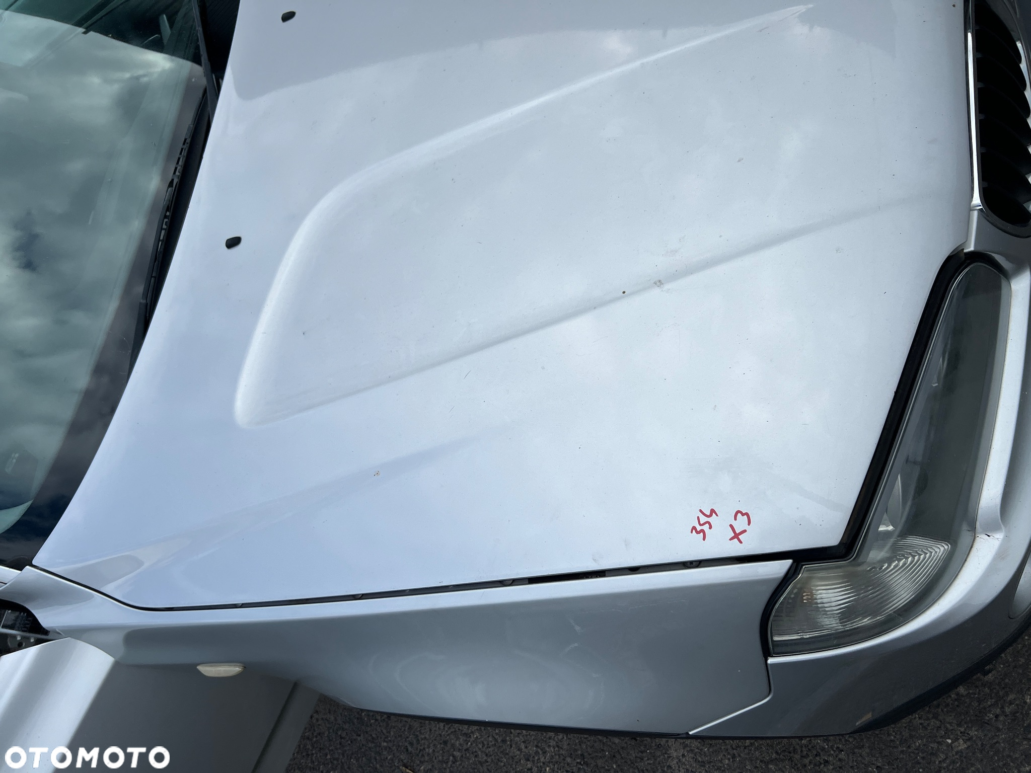 Maska pokrywa silnika e83 X3 354 Pod kolor Titansilber metalic - 2