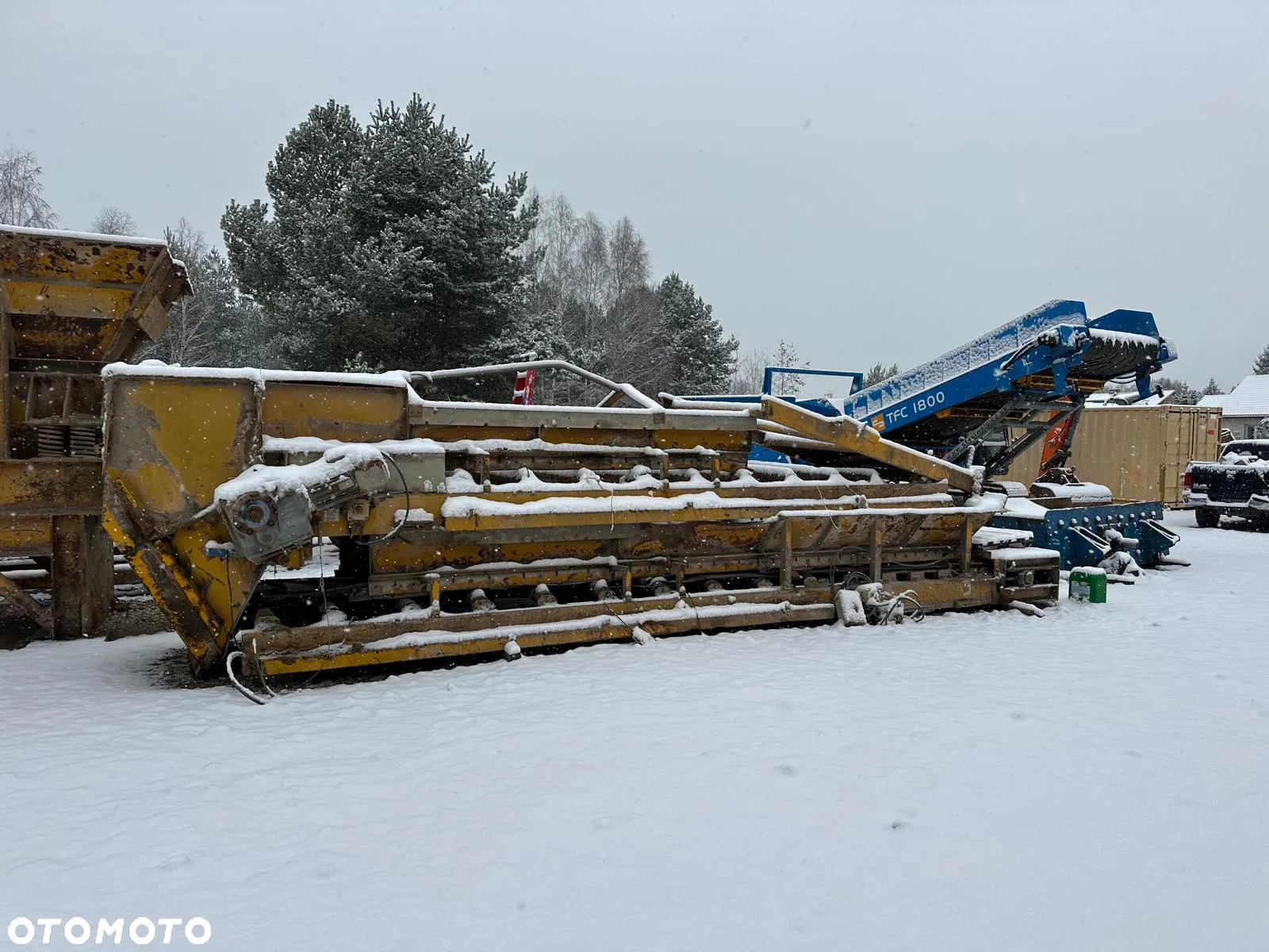 Powerscreen KOSZ ZASYPOWY 10 ton / 6 m3 - WSYP, HOPPER  / TAŚMOCIĄG 15 m, 1200 mm taśma ( Finlay, McCloskey, Sandvik, Metso, Maximus, Kleemann, CAT ) - 2