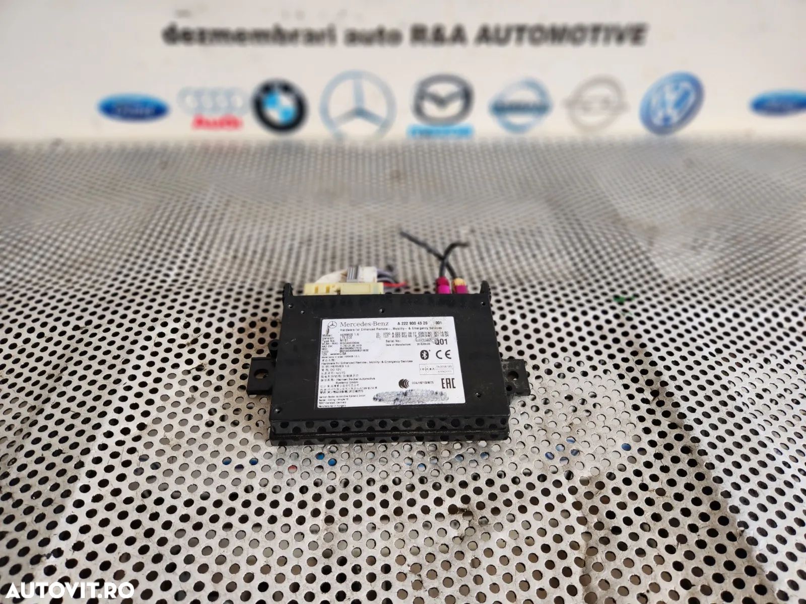 Modul Telematic Mercedes C Class E Class W205 W238 GLC W253 X253 Cod A2229004320 Dezmembrez Mercedes GLC X253 W253 Volan Stanga Motor 654.920 - Dezmembrari Arad - 1