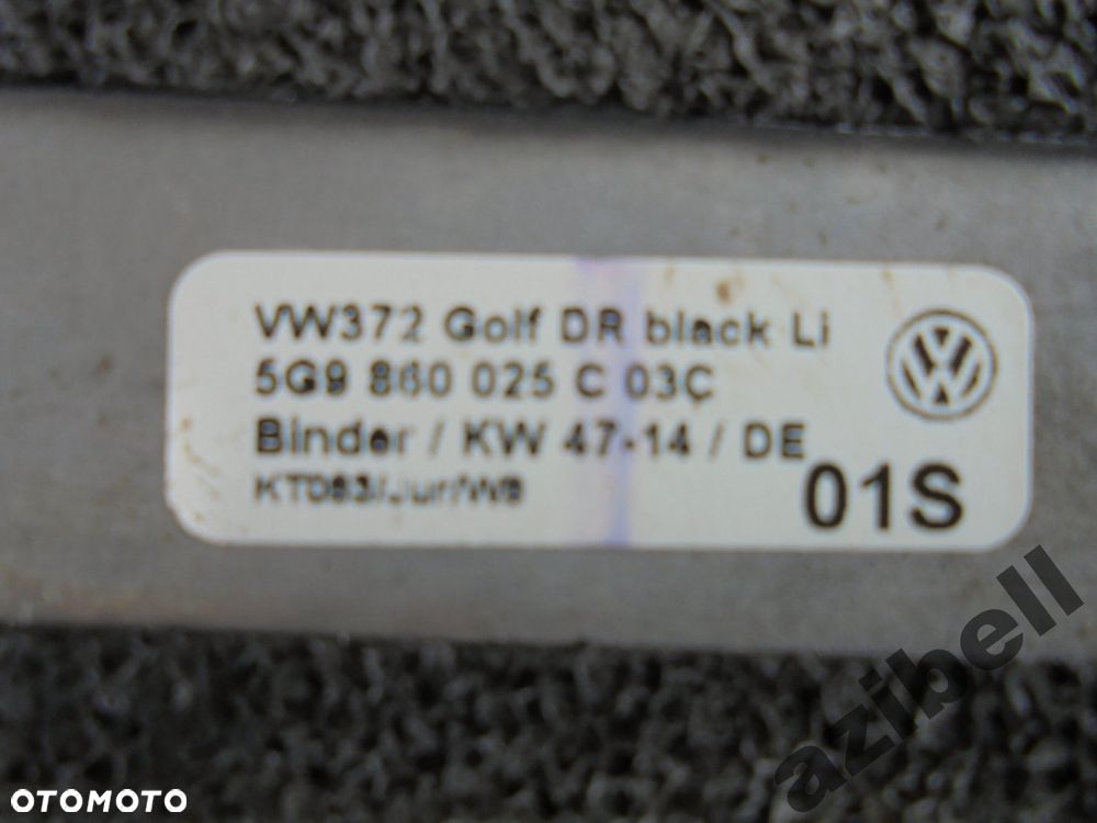 vw golf vii 5g9 kombi - reling dachowy lewy - 6