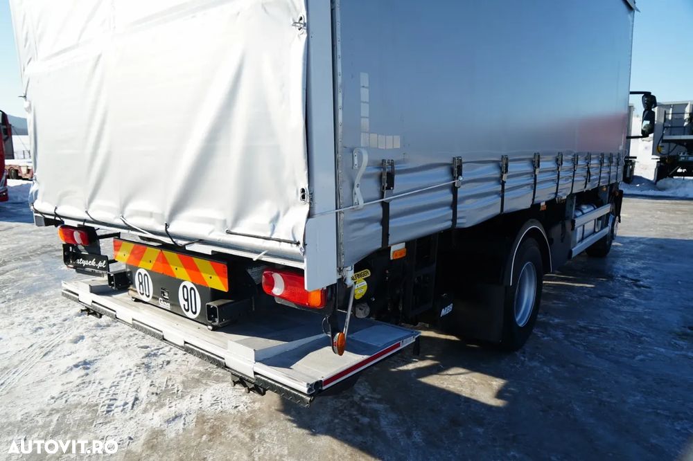 MAN EUROCARGO 160E25 E6 / CORTINĂ - 6 m / HAYON LATERAL / HAYON HIDRAULIC / AUTOMAT / - 15