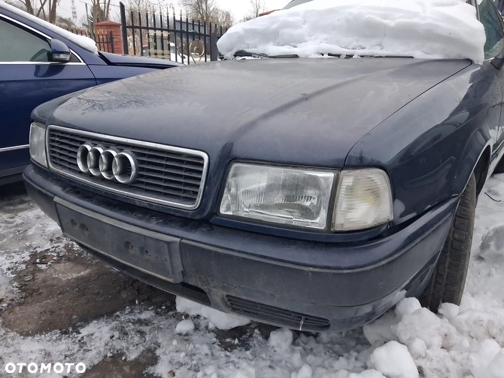 Przód kompletny Audi 80 B4 2.0 Benzyna zderzak maska lampa błotnik atrapa grill chłodnica pas przedni wzmocnienie czołowe KOMPLET OKAZJA - 8
