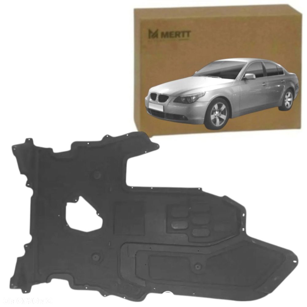 BMW SERIA 5 E60 2003-2010 MATERIAŁOWA OSŁONA SKRZYNI BIEGÓW 51717033748 - 4