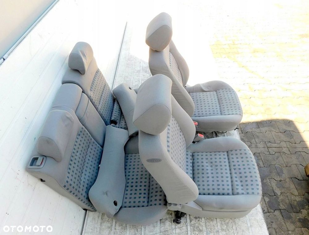 VW PASSAT B5 1.9TDI 00r FOTELE SIEDZENIA WNĘTRZE ŚRODEK KOMPLET JASNE KOMBI - 6