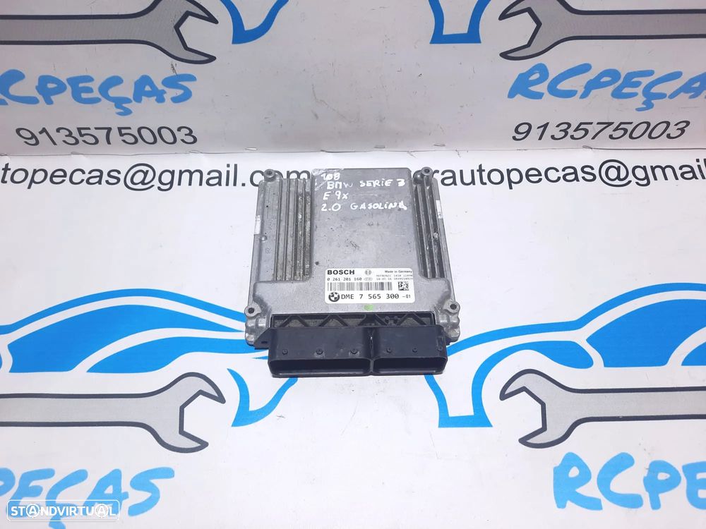 CENTRALINA ECU MOTOR BOSCH BMW SERIE 3 E90 E91 2.0i 150 CV 206S2  0261 201 160 DME 7 565 300 - 6