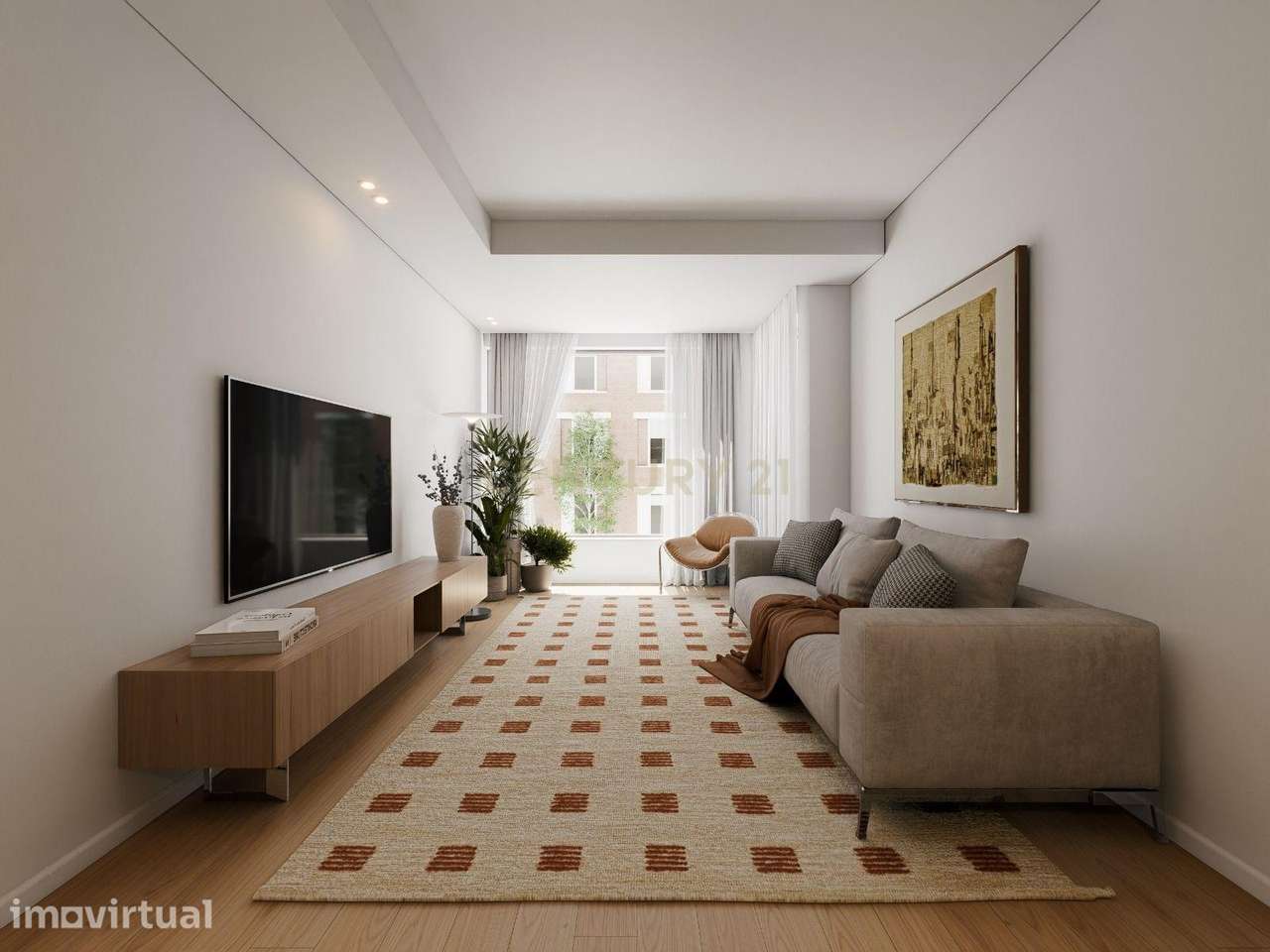 Apartamento T2 c/ 2 casas de banho e 91m2 NOVO - Grande imagem: 5/9