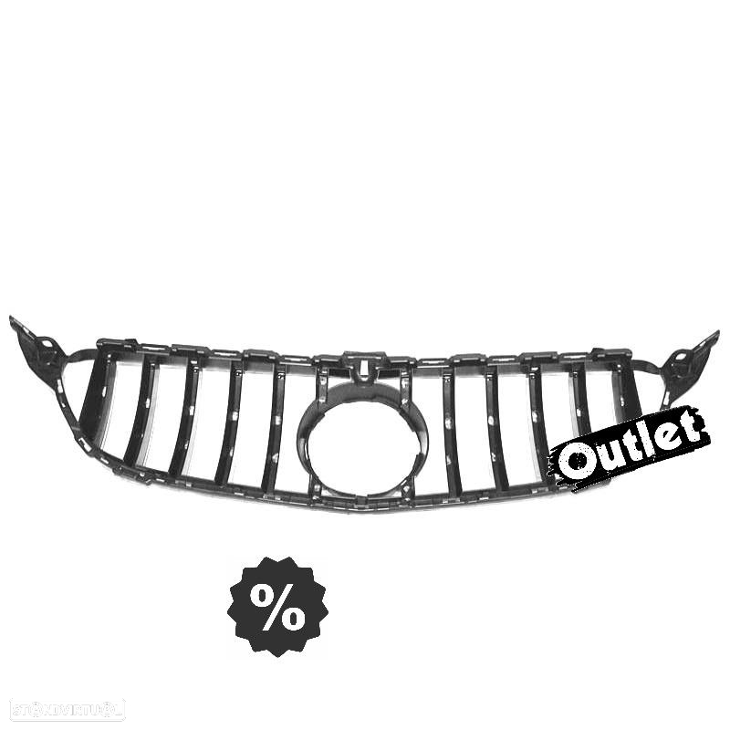 R013181C1 GRELHA MERCEDES CLASSE C W205 18-21 LOOK GTR PRETO CROMADO - 7