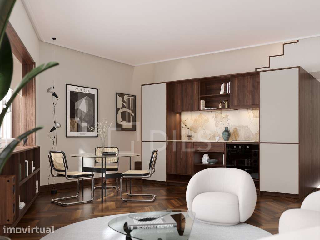 Penthouse T2 com varanda situado na Baixa do Porto - Grande imagem: 4/60
