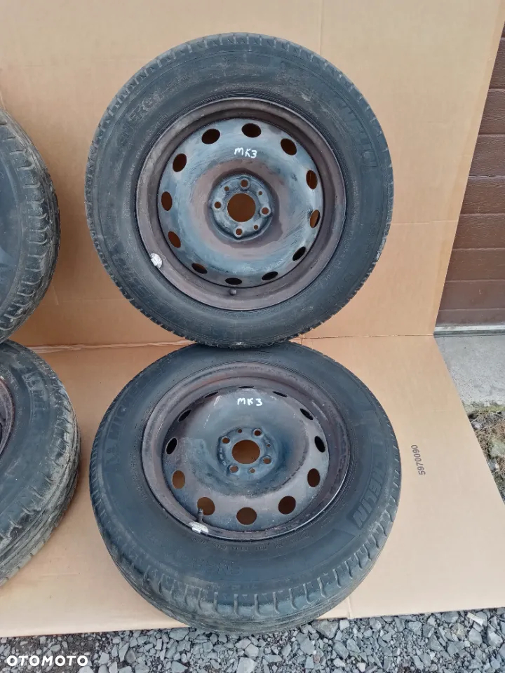 4X Felga stalowa Fiat Stilo 4x98 6,5J 15 H2 195/65 ET43 R15 - 3