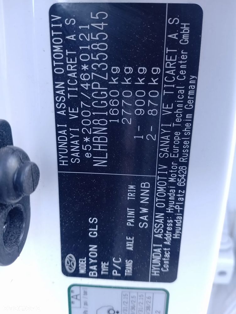 Hyundai Bayon 1.0 T-GDI DCT Trend - 19