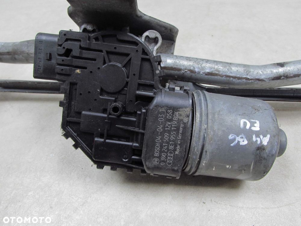 AUDI A4 B6 01-06 SILNIK MECHANIZM WYCIERACZEK PRZOD 8E1955119 - 6