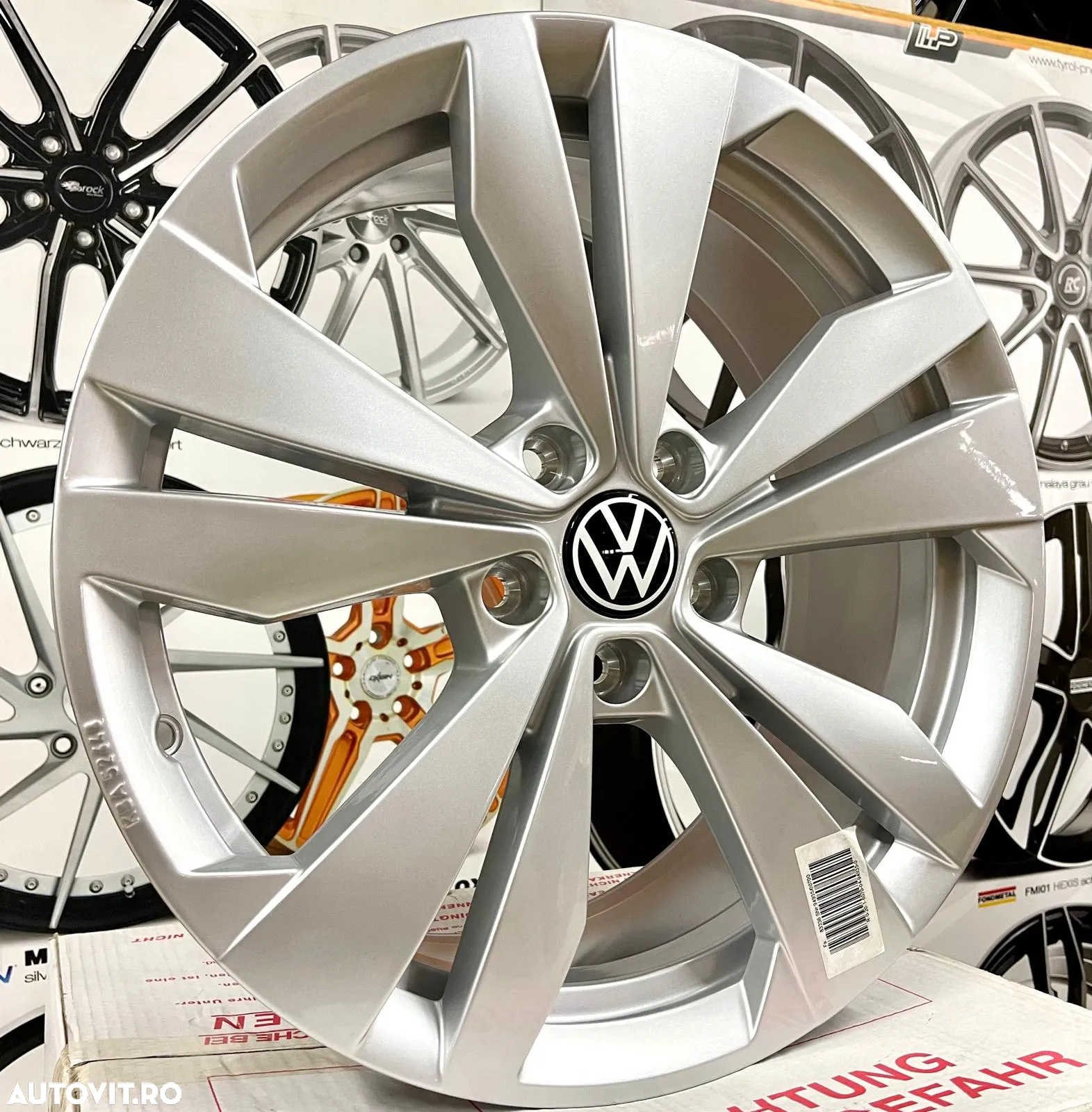 Jante Vw Golf 6,7,8, Electric, iD3, iD Buzz Cargo, Passat, T-Roc, Tiguan, originale, noi, 18 inch - 3