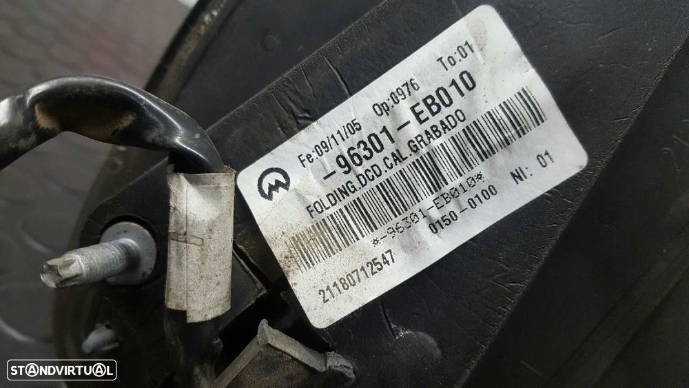 RETROVISOR DIREITO NISSAN NAVARA PICK-UP (D40M) DOBLE CAB SE 4X4 - 3