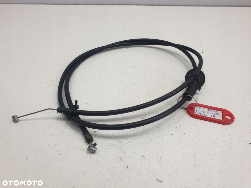 BMW F01 02 LINKA OTWIERANIA MASKI Cięgno 7255801 - 1