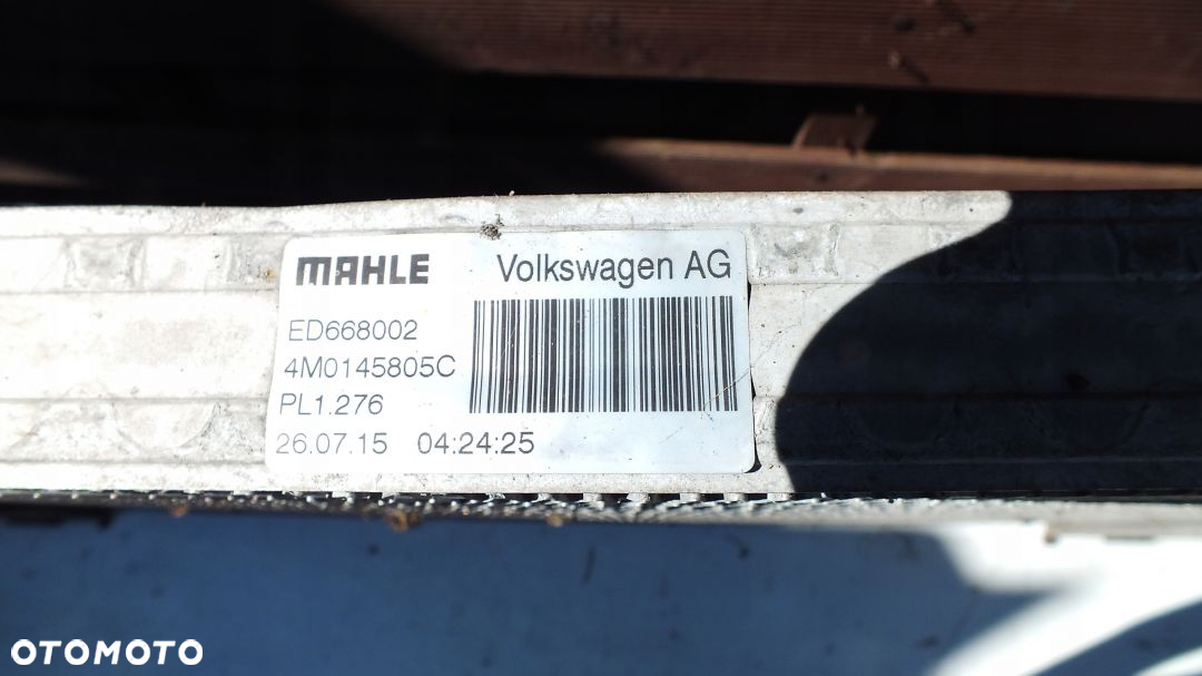 CHŁODNICA INTERCOOLER AUDI Q7 4M0 145805C - 3