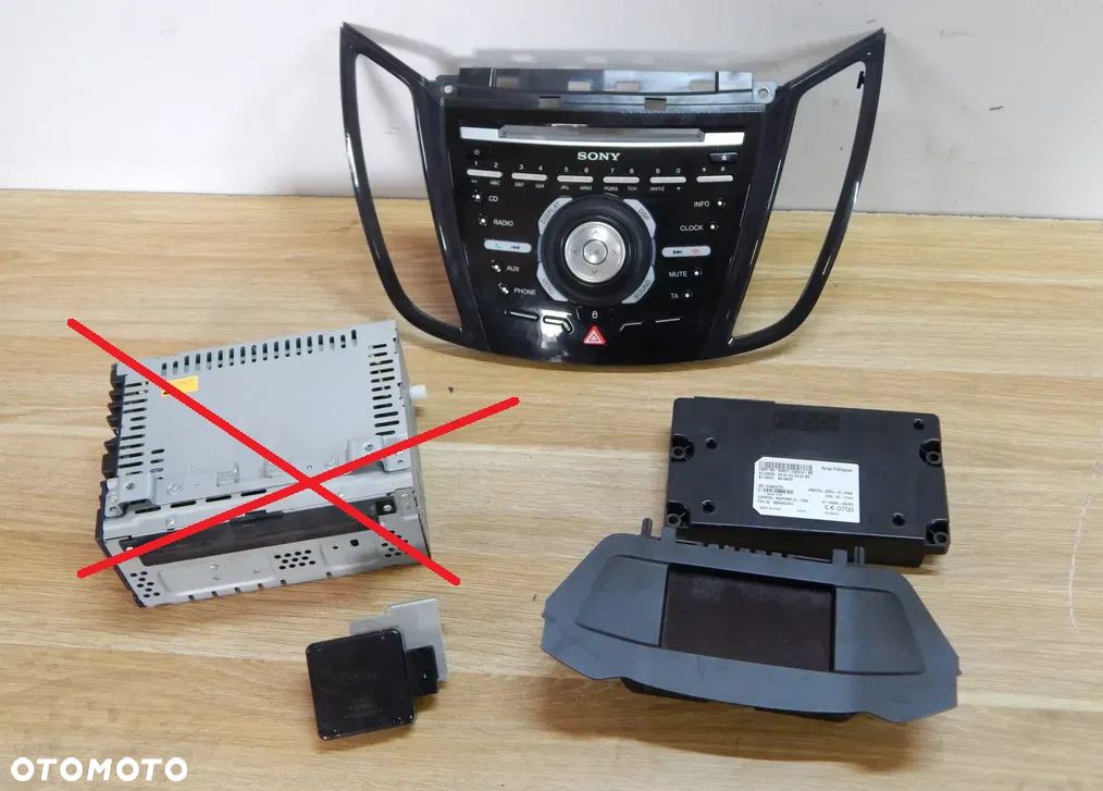 Radio wyświetlacz panel przełacznik moduł Ford KUGA Mk2 escape modneo focus connect 13-19  Łuków części - 1