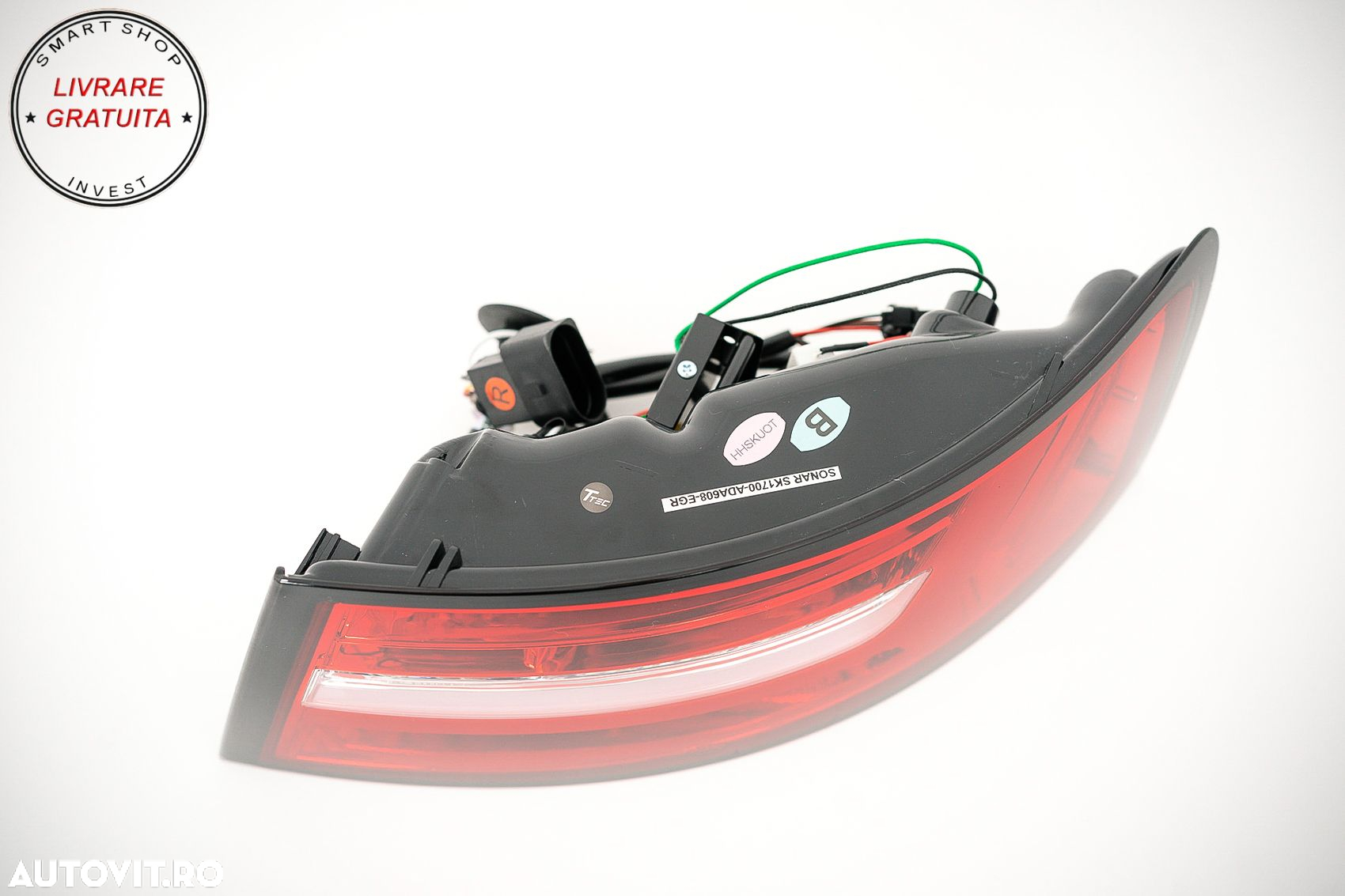 Stopuri LED Audi A6 4F2 C6 Sedan (2008-2011) Facelift Design Semnalizare Secventia- livrare gratuita - 4