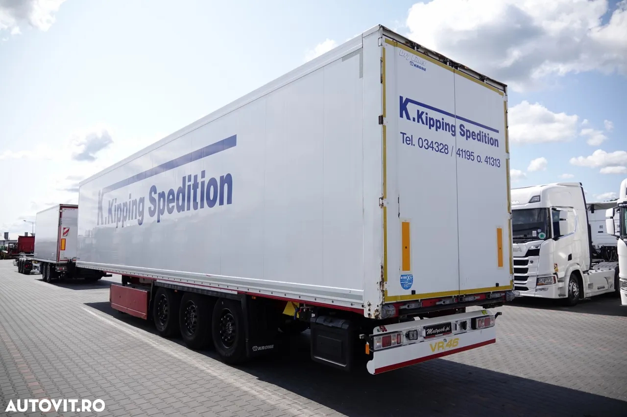 Krone CONTAINER / KOFFER / DOPPELSTOCK / COȘ PENTRU PALEȚI / AXĂ RIDICATĂ / IMPORTAT DIN GERMANIA - 5
