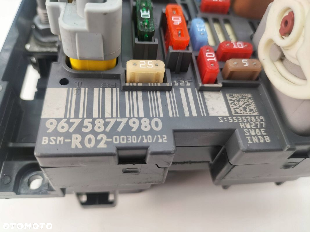 MODUŁ STEROWNIK BSM CITROEN C5 PEUGOT 9675877980 R02 - 4