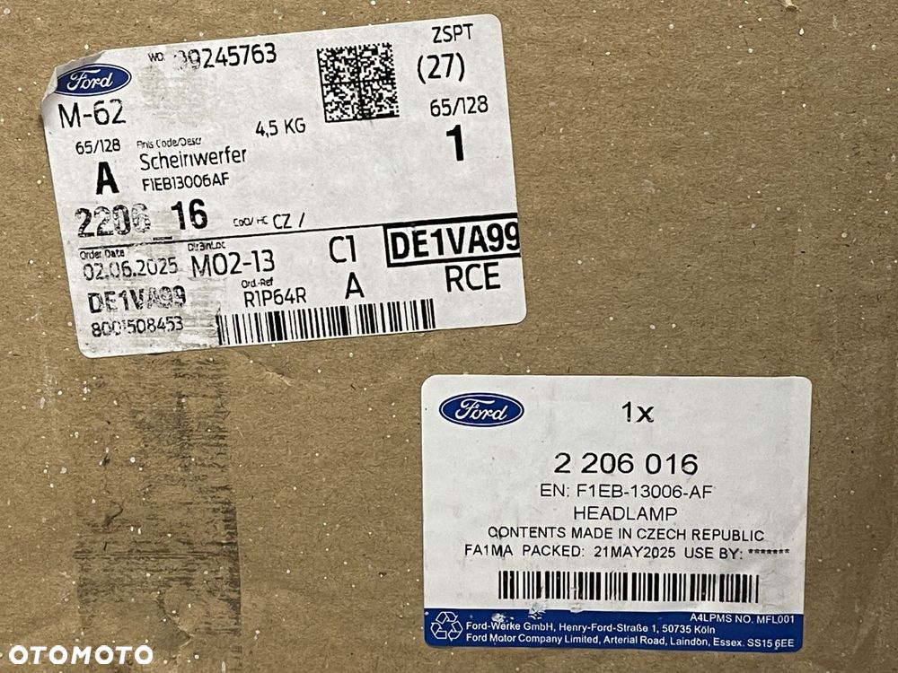 NOWA ORYGINALNA LAMPA LEWA PRZÓD XENON FORD FOCUS MK3 LIFT MK4 IV 14-18 F1EB13006AF 2206016 - 13